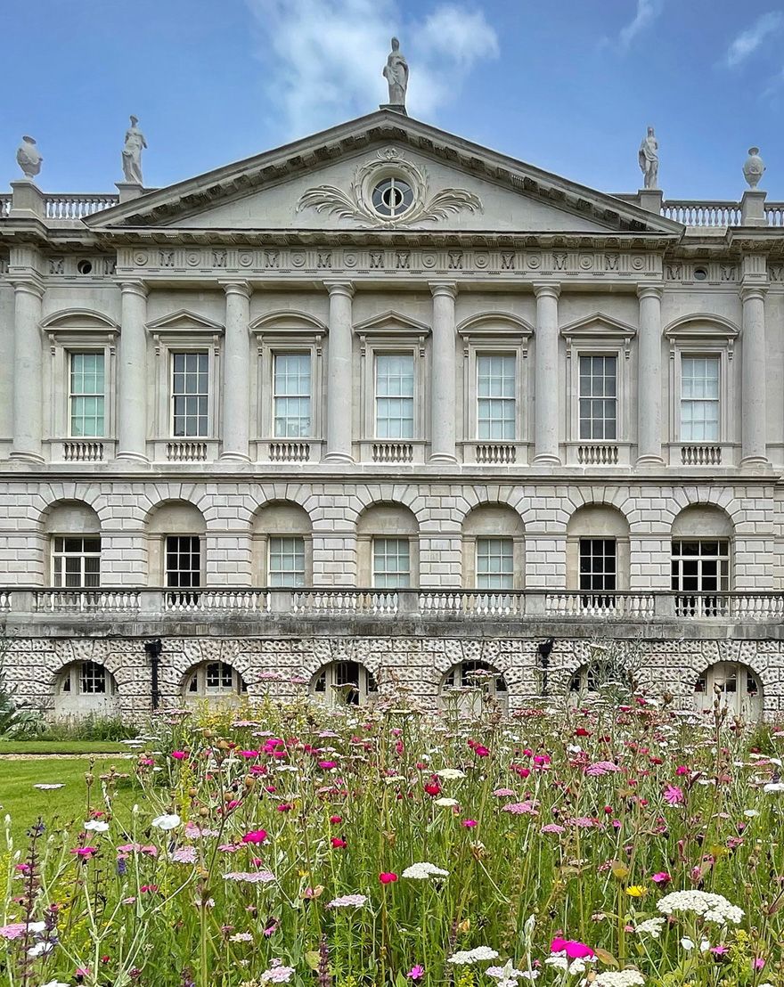 Garden View of Facade by Clara Molden